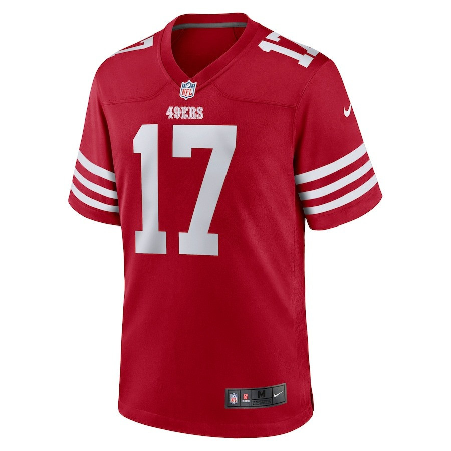 Chris Conley 17 San Francisco 49ers Men's Game Jersey - Scarlet