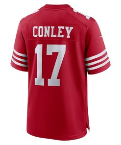 Chris Conley 17 San Francisco 49ers Men's Game Jersey - Scarlet