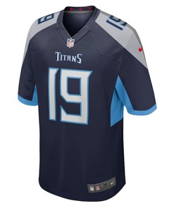 Chris Conley 19 Tennessee Titans Home Game Player Jersey - Navy