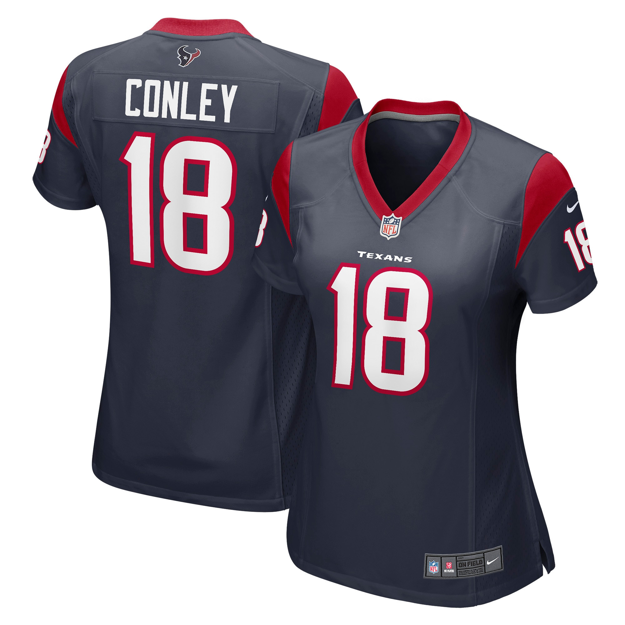 Chris Conley Houston Texans Womens Game Jersey - Navy Nfl