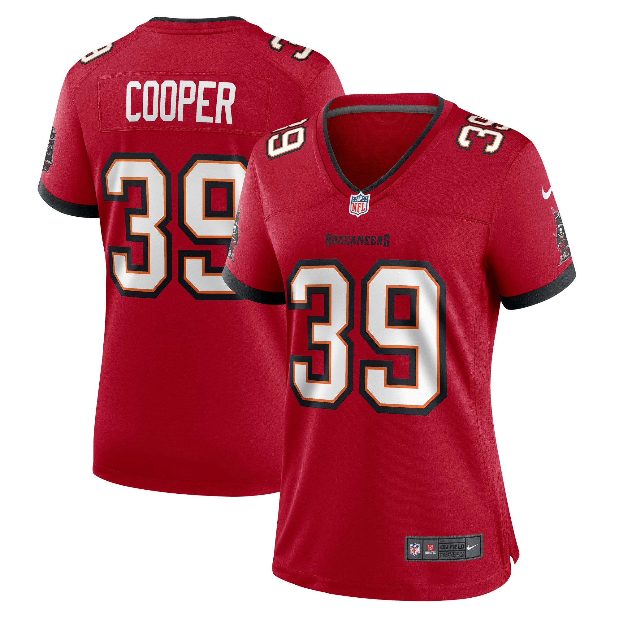 Chris Cooper Tampa Bay Buccaneers Womens Game Jersey - Red Nfl