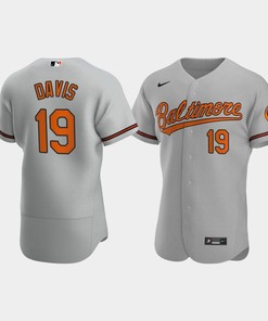 Chris Davis 19 Baltimore Orioles Gray Road Jersey