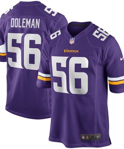 Chris Doleman Minnesota Vikings Game Retired Player Jersey - Purple Nfl