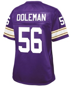 Chris Doleman Minnesota Vikings Nfl Pro Line Womens Retired Player Jersey - Purple