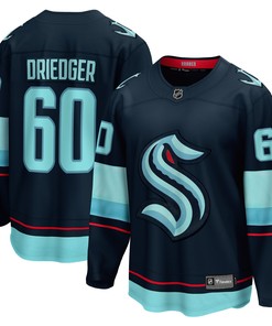 Chris Driedger Seattle Kraken Fanatics Branded Home Breakaway Player Jersey - Deep Sea Blue Nhl