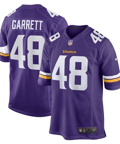 Chris Garrett 48 Minnesota Vikings Home Game Player Jersey - Purple