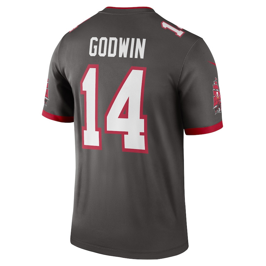 Chris Godwin 14 Tampa Bay Buccaneers Alternate Legend Jersey - Pewter