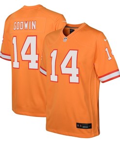 Chris Godwin 14 Tampa Bay Buccaneers Throwback Game Youth Jersey - Orange