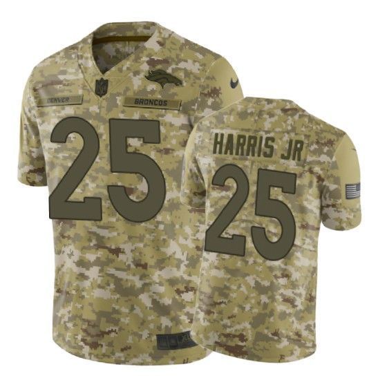 Chris Harris Jr. Jersey Nfl Camo Denver Broncos