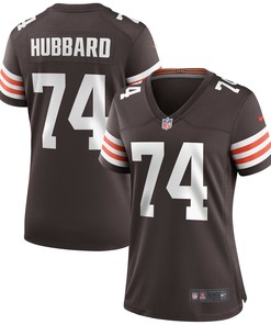 Chris Hubbard Cleveland Browns Womens Game Jersey - Brown Nfl