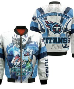 Chris Johnson #28 Tennessee Titans Afc South Division Super Bowl 2021 Bomber Jacket Model 1190