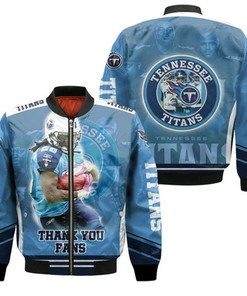 Chris Johnson #28 Tennessee Titans Super Bowl 2021 Afc South Division Champions Bomber Jacket Model 1192