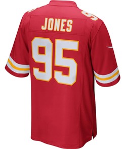 Chris Jones 95 Kansas City Chiefs Game Jersey - Red