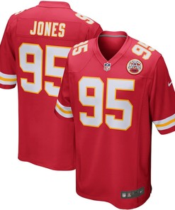 Chris Jones 95 Kansas City Chiefs Player Game Jersey - Red