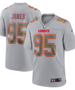 Chris Jones Kansas City Chiefs Atmosphere Fashion Game Jersey - Gray Nfl