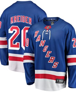 Chris Kreider New York Rangers Fanatics Branded Home Breakaway Player Jersey - Blue Nhl