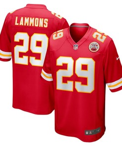 Chris Lammons Kansas City Chiefs Team Game Player Jersey - Red