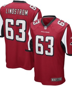 Chris Lindstrom Atlanta Falcons 2019 Nfl Draft First Round Pick Game Jersey Red 2019