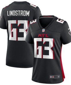 Chris Lindstrom Atlanta Falcons Womens Game Jersey - Black Nfl