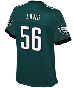 Chris Long Philadelphia Eagles Nfl Pro Line Womens Team Color Player Jersey - Midnight Green