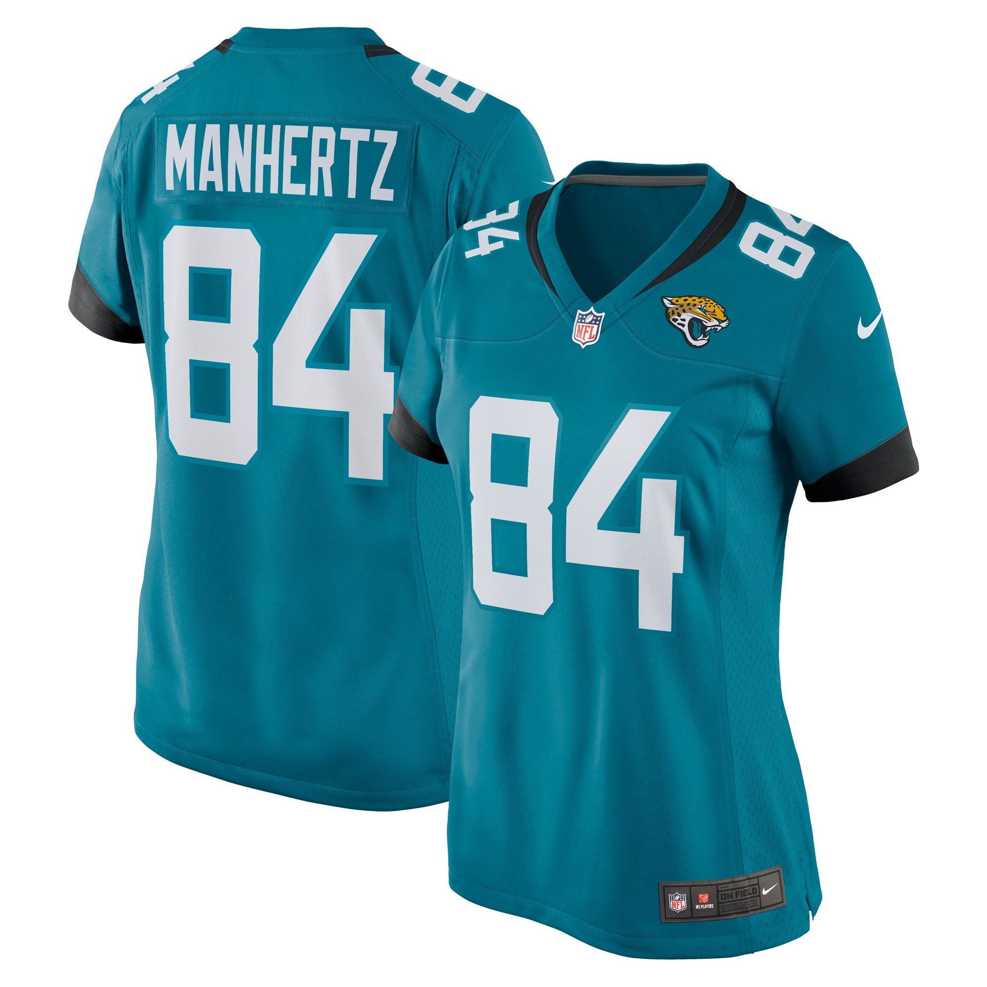 Chris Manhertz Jacksonville Jaguars Womens Game Jersey - Teal Nfl