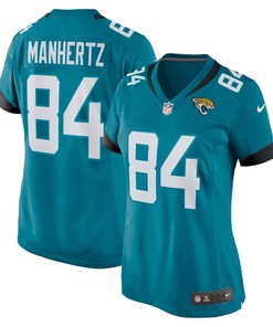 Chris Manhertz Jacksonville Jaguars Womens Game Jersey - Teal Nfl