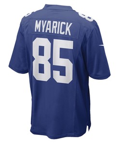 Chris Myarick New York Giants Game Player Jersey - Royal