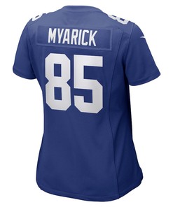 Chris Myarick New York Giants Women's Game Player Jersey - Royal