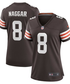 Chris Naggar Cleveland Browns Womens Game Jersey - Brown Nfl