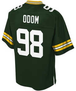 Chris Odom Green Bay Packers Nfl Pro Line Team Color Player Jersey - Green