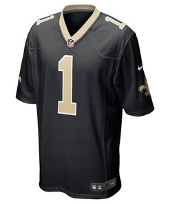 Chris Olave 1 New Orleans Saints 2022 Draft First Round Pick Game Jersey In Black