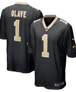 Chris Olave New Orleans Saints 2022 Nfl Draft First Round Pick Game Jersey - Black Nfl