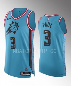Chris Paul 3 Phoenix Suns 2022-23 City Edition Jersey Blue