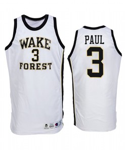 Chris Paul 3 Wake Forest Demon Deacons Throwback Uniform Jersey College Basketball White