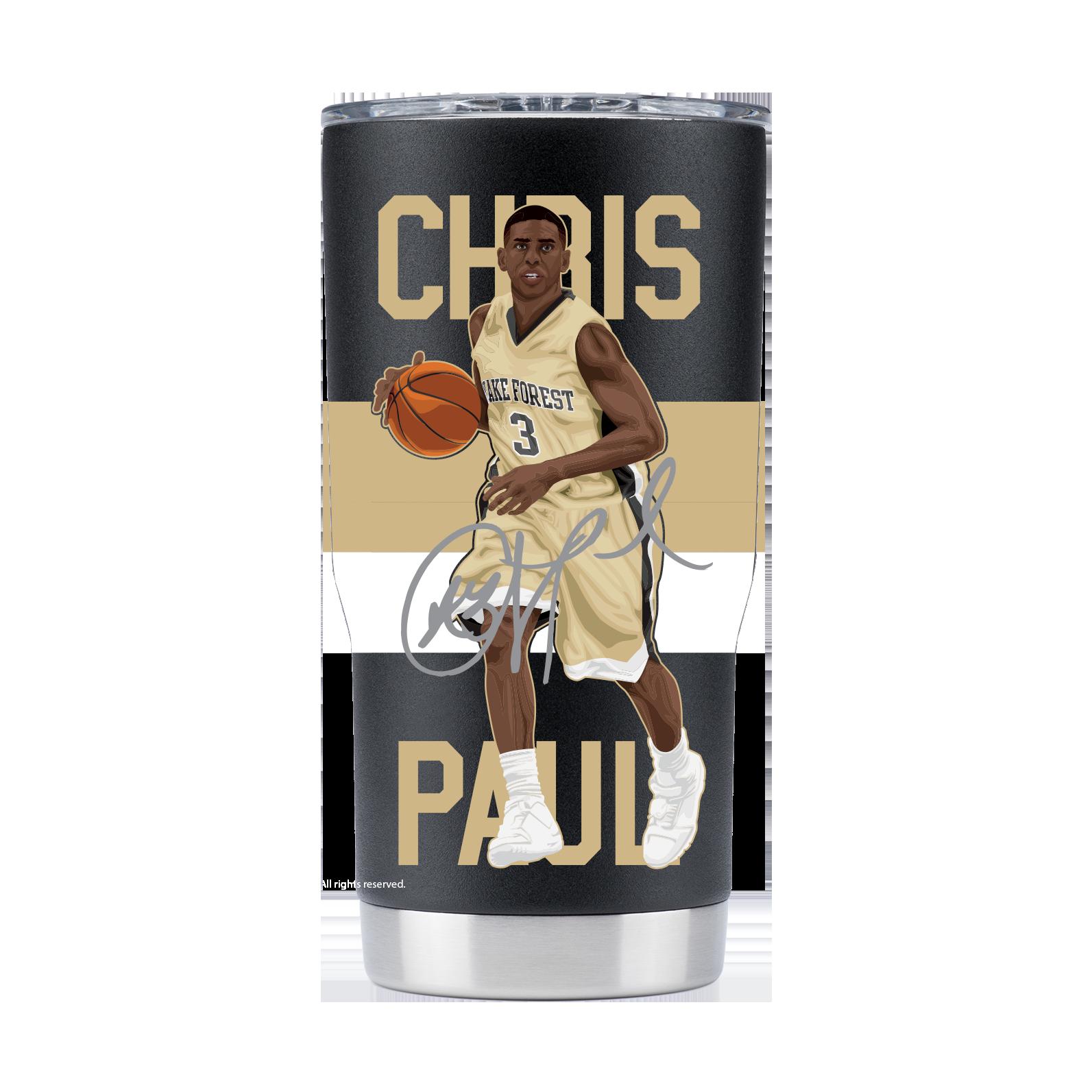 Chris Paul Black Tumbler - Chris Paul Black Tumbler, Perfect Gift for Fans
