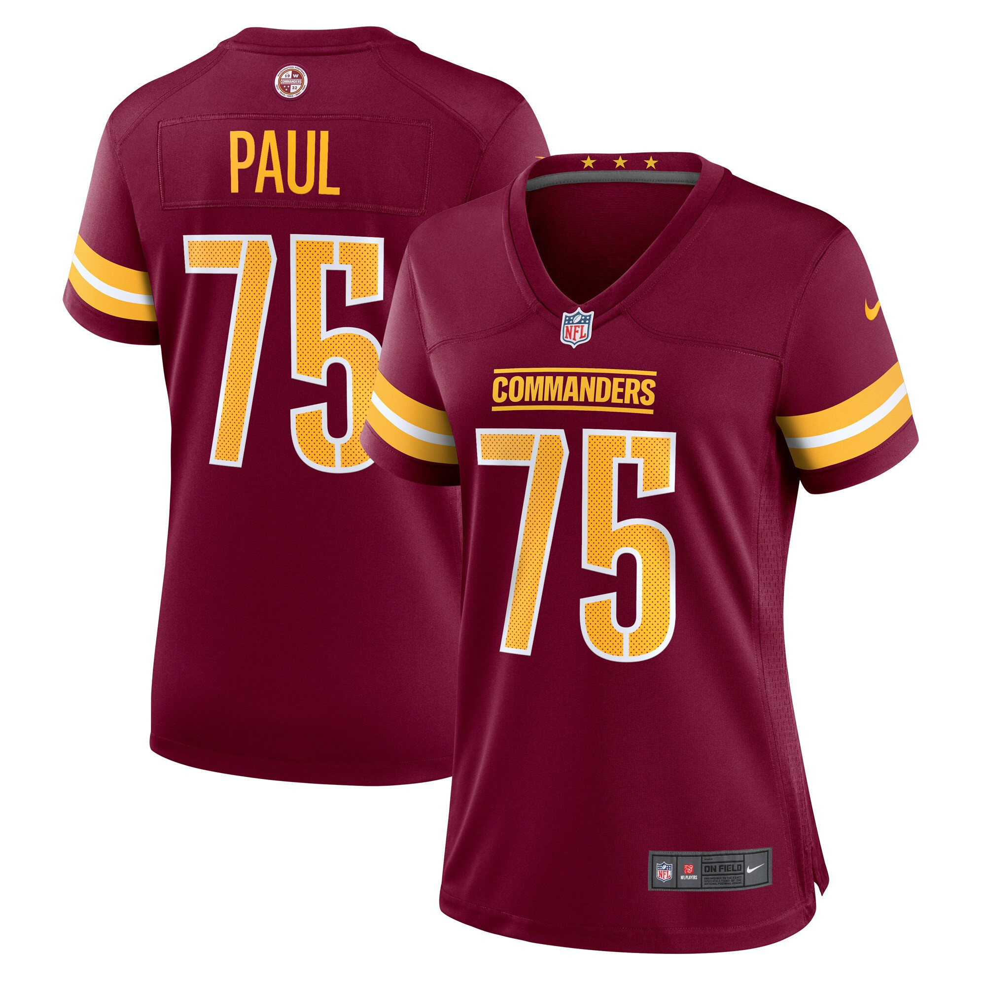 Chris Paul Washington Commanders Womens Player Game Jersey - Burgundy Nfl