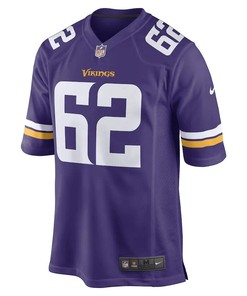 Chris Reed Minnesota Vikings Game Player Jersey - Purple
