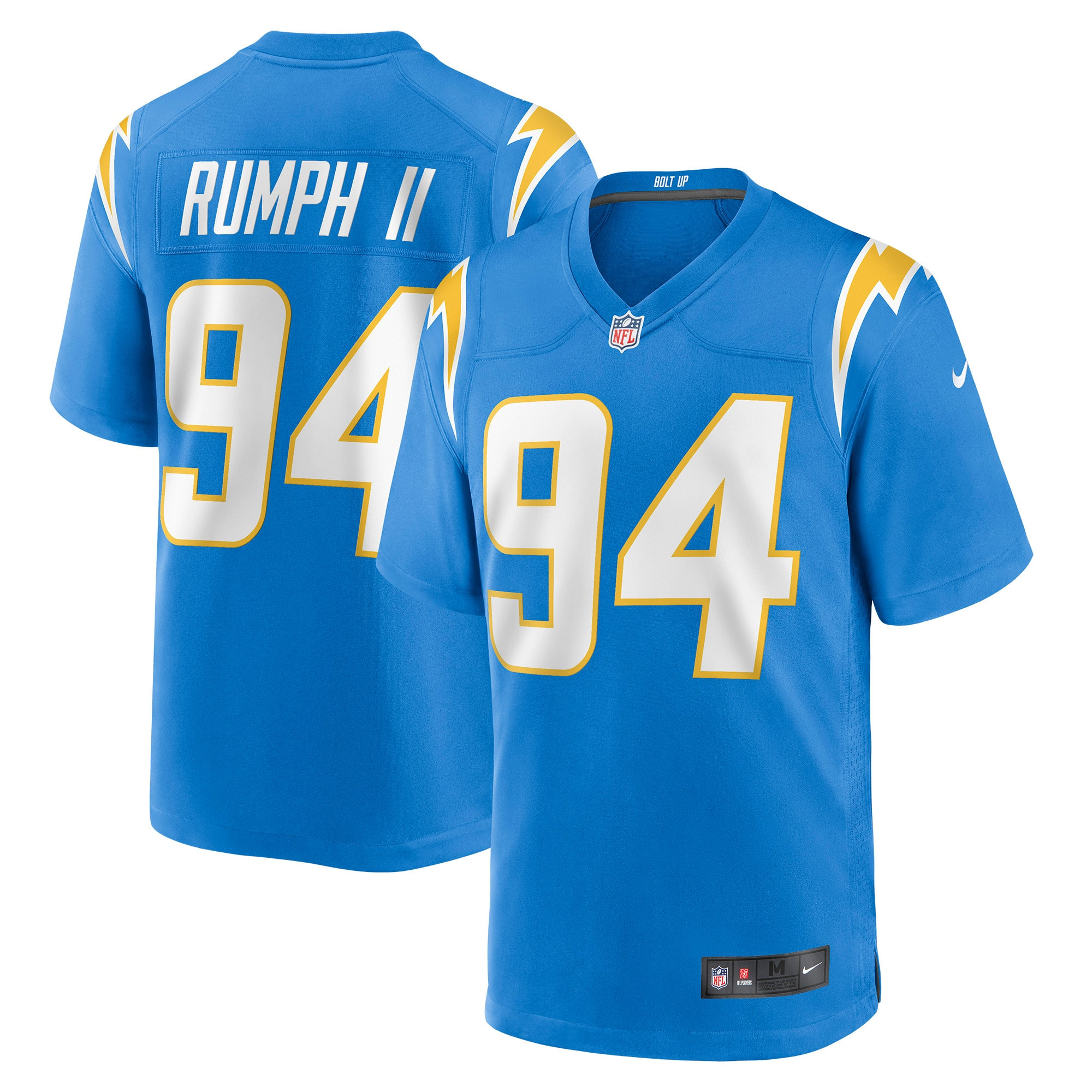 Chris Rumph Ii Los Angeles Chargers Game Jersey - Powder Blue Nfl