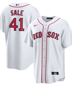 Chris Sale Boston Red Sox Home Replica Player Name Jersey - White Mlb