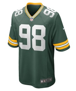 Chris Slayton Green Bay Packers Game Player Jersey - Green