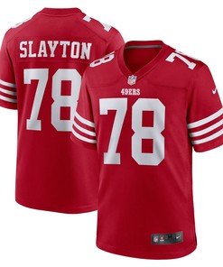 Chris Slayton San Francisco 49ers Game Jersey - Scarlet Nfl