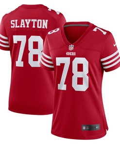 Chris Slayton San Francisco 49ers Womens Game Jersey - Scarlet Nfl
