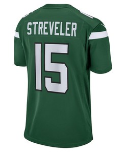 Chris Streveler New York Jets Game Player Jersey - Gotham Green