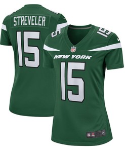Chris Streveler New York Jets Women's Game Player Jersey - Gotham Green
