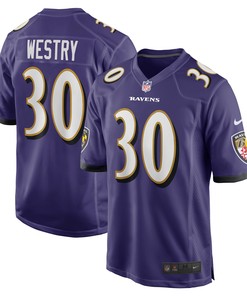 Chris Westry Baltimore Ravens Game Jersey - Purple Nfl
