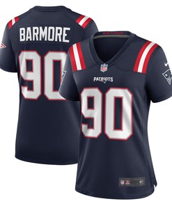 Christian Barmore New England Patriots Womens Player Game Jersey - Navy Nfl