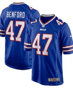 Christian Benford 47 Buffalo Bills Game Jersey - Royal