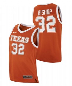 Christian Bishop 32 Texas Longhorns College Basketball 2023 Top Transfers Men Jersey - Orange