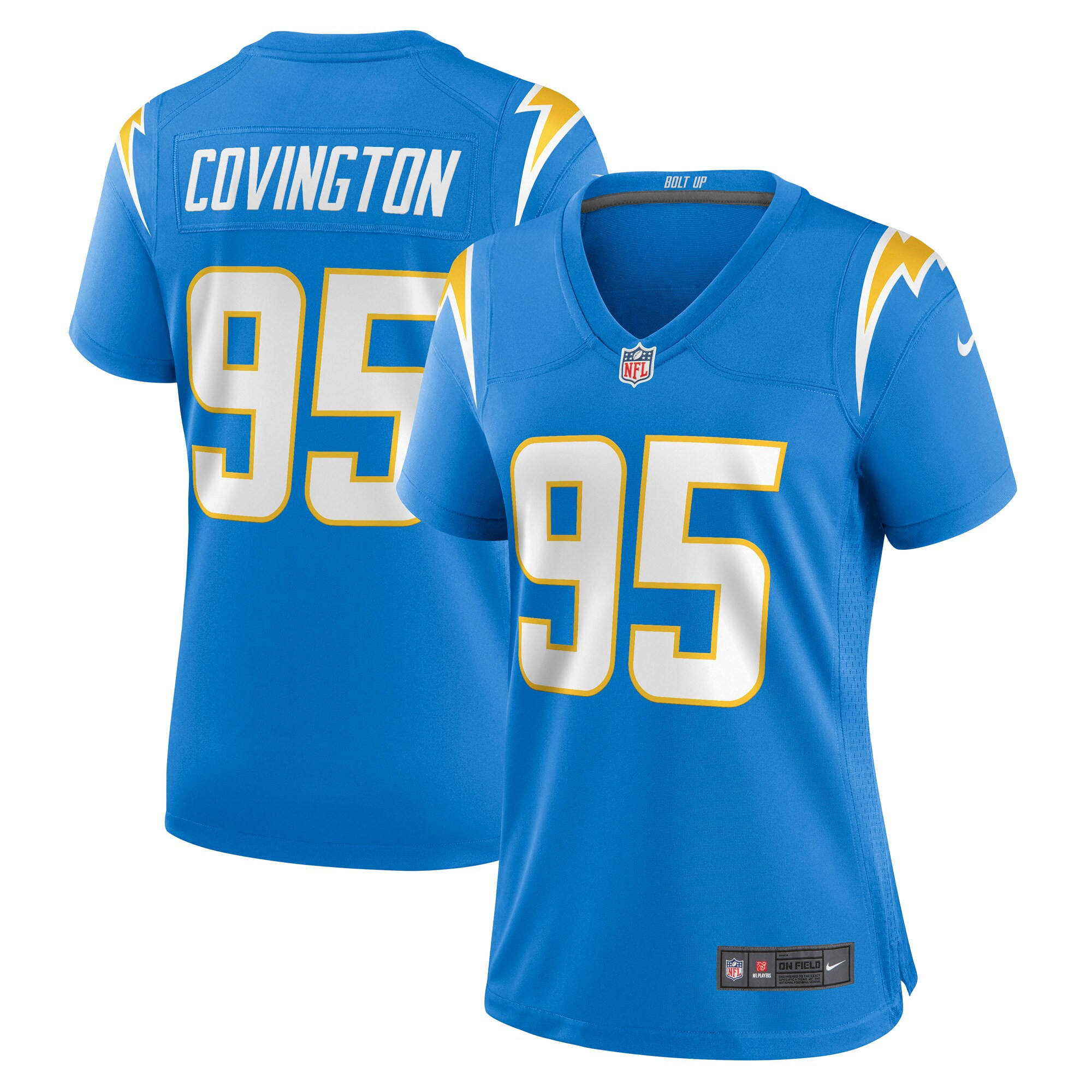 Christian Covington Los Angeles Chargers Womens Game Jersey - Powder Blue Nfl