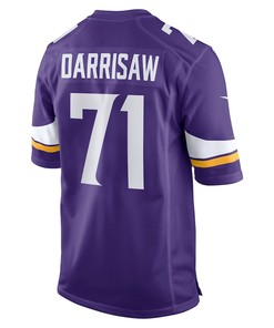 Christian Darrisaw 71 Minnesota Vikings Game Jersey - Purple